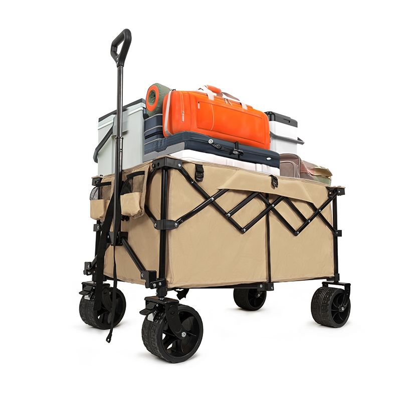 Carrito Extensible Multiuso con Ruedas Plegables