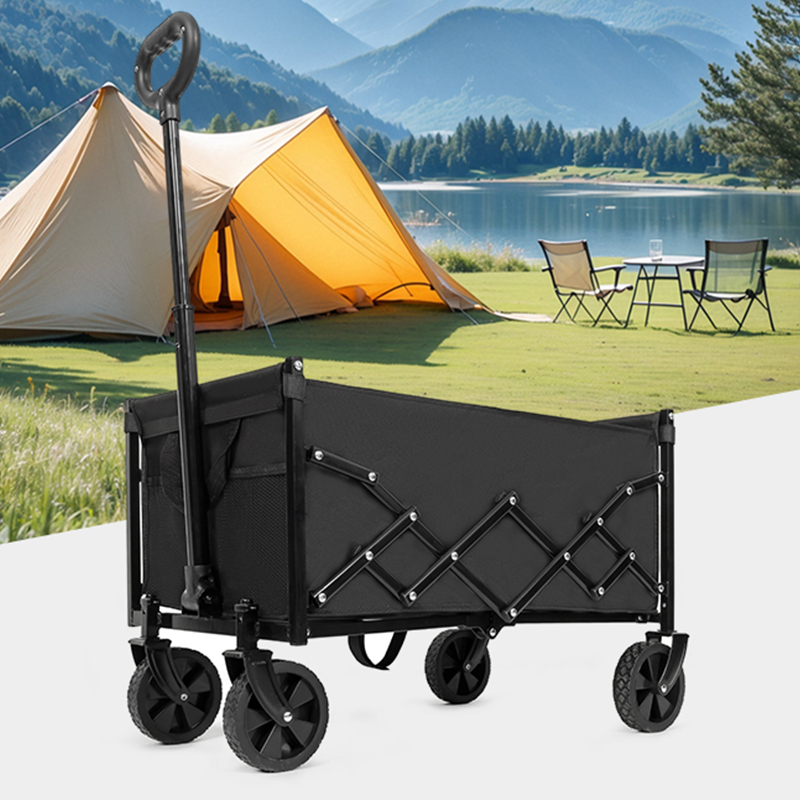 Carro para acampar al aire libre: transportar equipo sin romperse la espalda